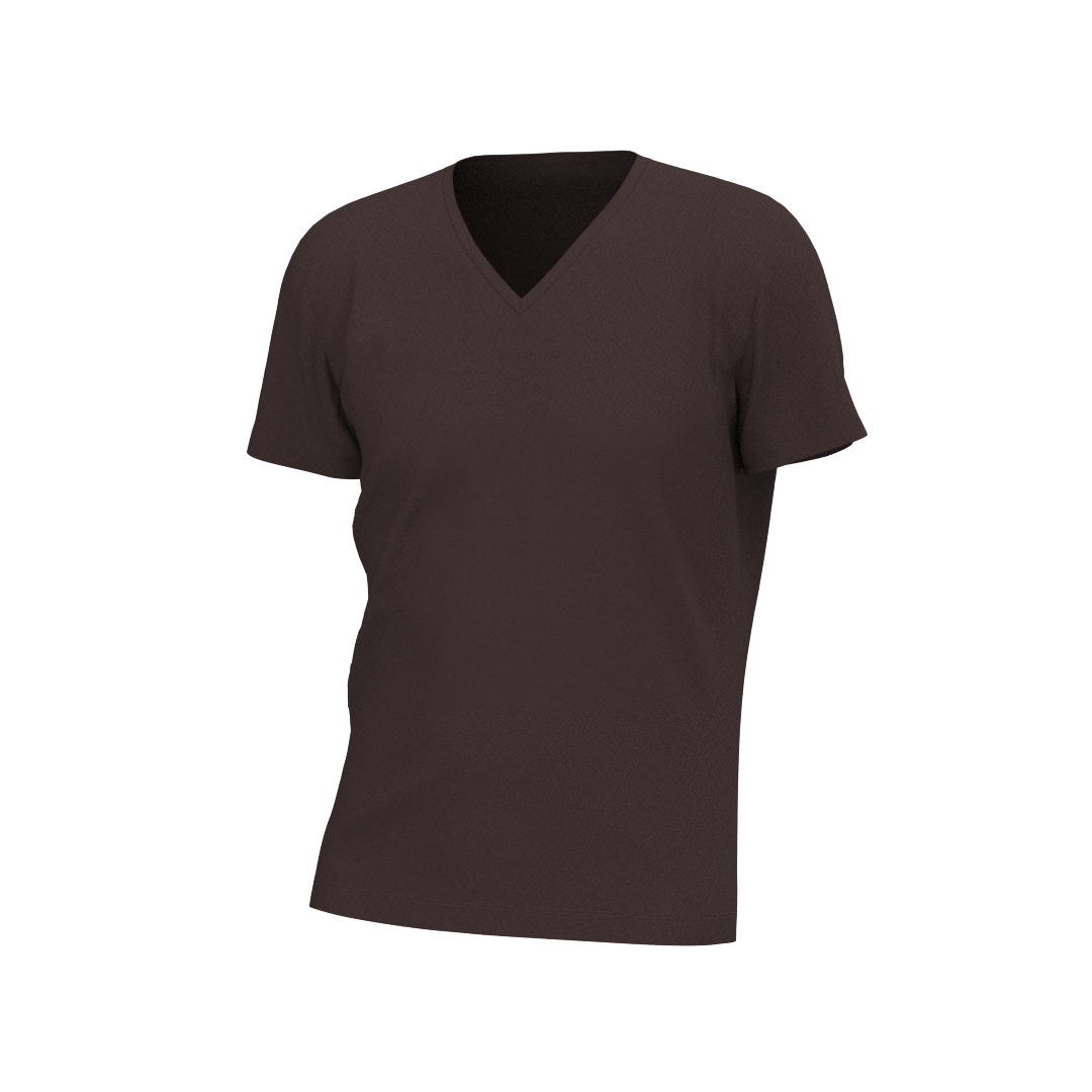 Men's T-shirt B201 DXF&PDF  pattern — crew neck, front view, classic fit
