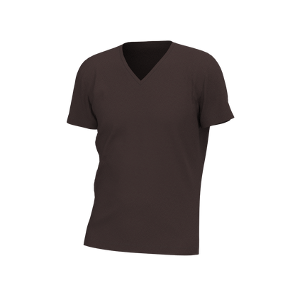Men's T-shirt B201 DXF&PDF  pattern — crew neck, front view, classic fit
