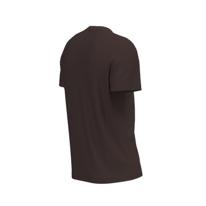 Men's T-shirt B201 DXF pattern — crew neck, back view, classic fit 
