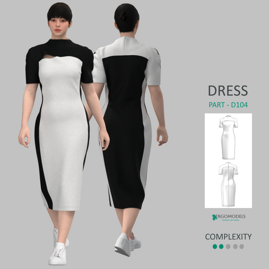 Downloadable sewing pattern files: DXF and PDF formats