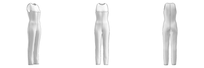 Digital sewing pattern in DXF and PDF formats for download