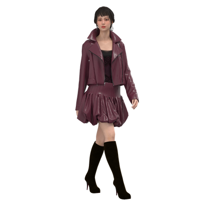 Modern clothing sewing pattern — DXF and PDF files included