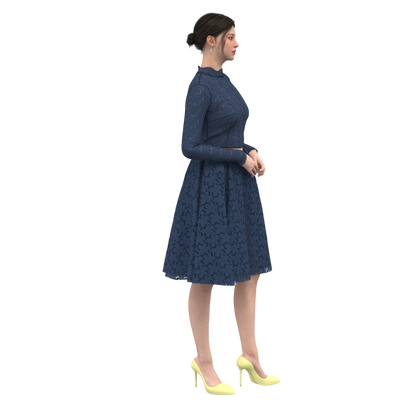 DXF Sewing Pattern: Women Skirt SK108 & Blouse B113 All Sizes  (instant download)