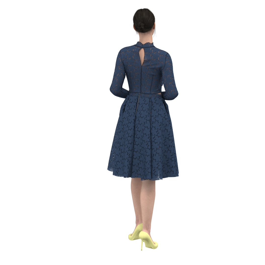 DXF Sewing Pattern: Women Skirt SK108 & Blouse B113 All Sizes  (instant download)