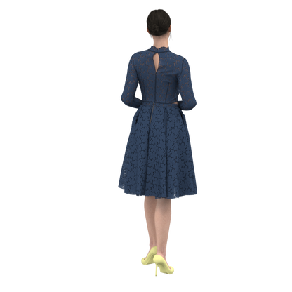 DXF Sewing Pattern: Women Skirt SK108 & Blouse B113 All Sizes  (instant download)