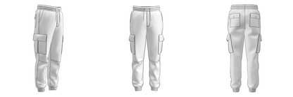 Garment sewing pattern available in DXF and PDF formats