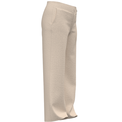 Sewing pattern TR111 women's trousers — side view detail
