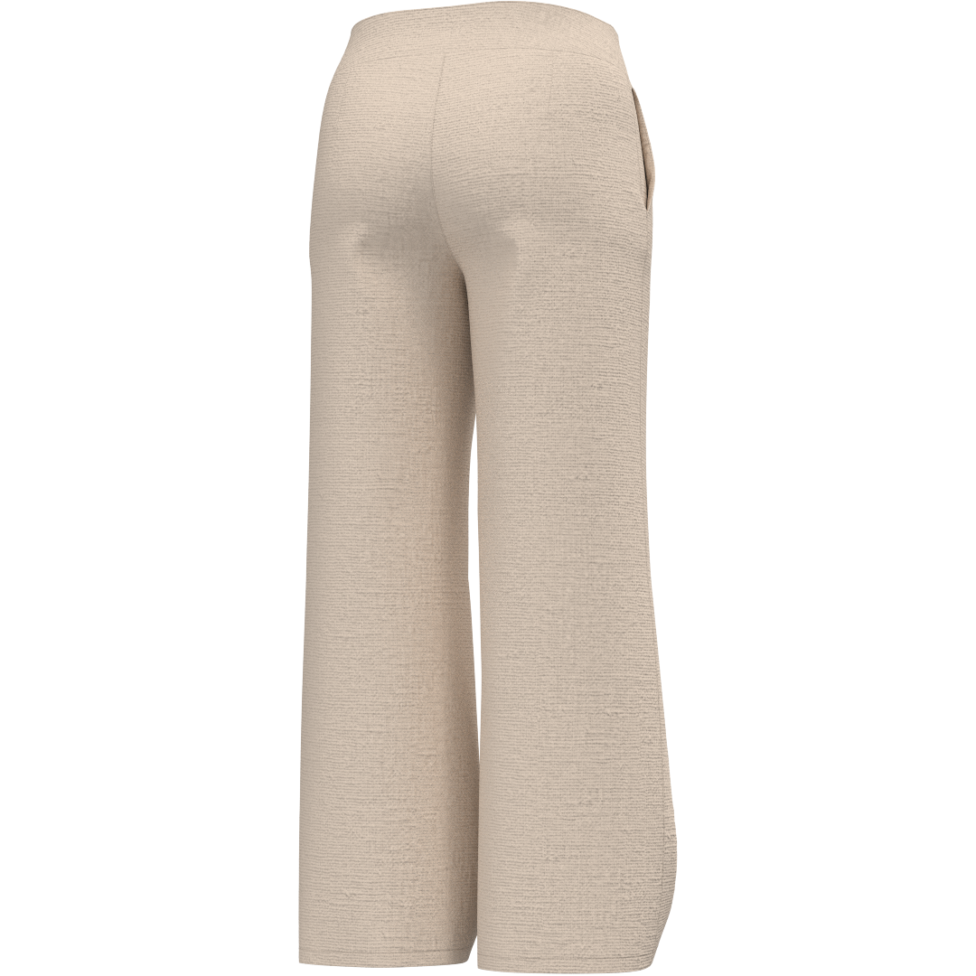Plus size wide-leg trousers PDF pattern TR111 — technical flat sketch

