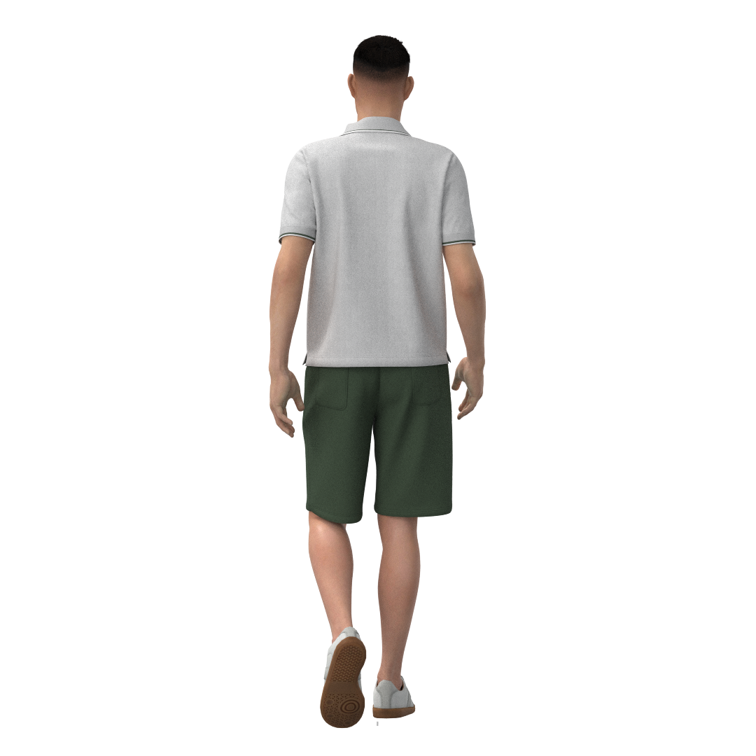 Unisex shorts pattern MS201 — pattern pieces layout PDF download