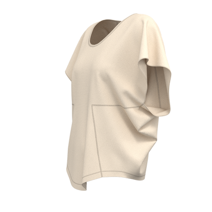 Modern clothing sewing pattern — DXF and PDF files included