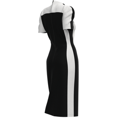 Printable PDF and DXF sewing pattern for garment making