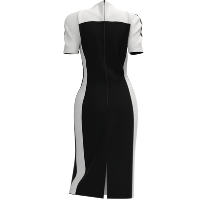 Printable PDF and DXF sewing pattern for garment making