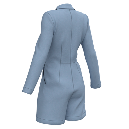 Modern clothing sewing pattern — DXF and PDF files included