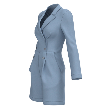 Digital sewing pattern in DXF and PDF formats for download