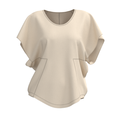 Modern clothing sewing pattern — DXF and PDF files included