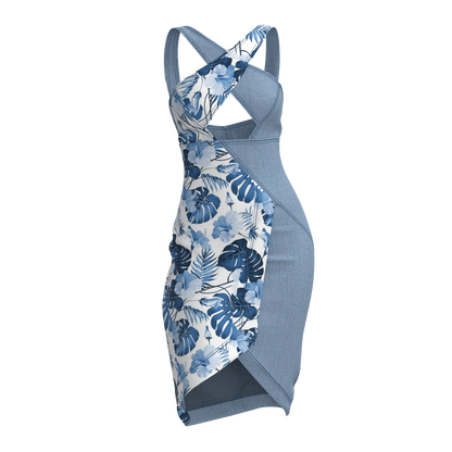 Modern clothing sewing pattern — DXF and PDF files included