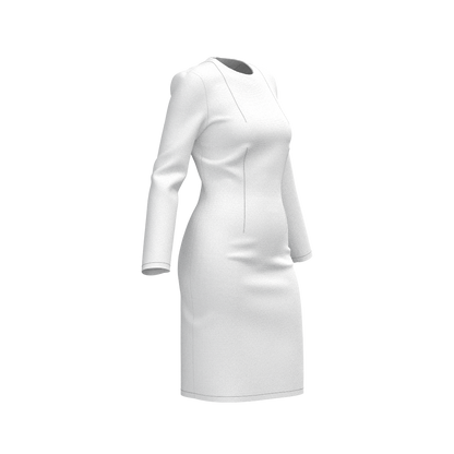 Digital sewing pattern in DXF and PDF formats for download