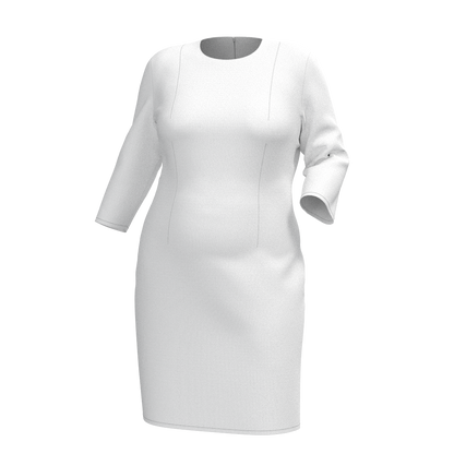 Printable and CAD-compatible sewing pattern (DXF + PDF)
