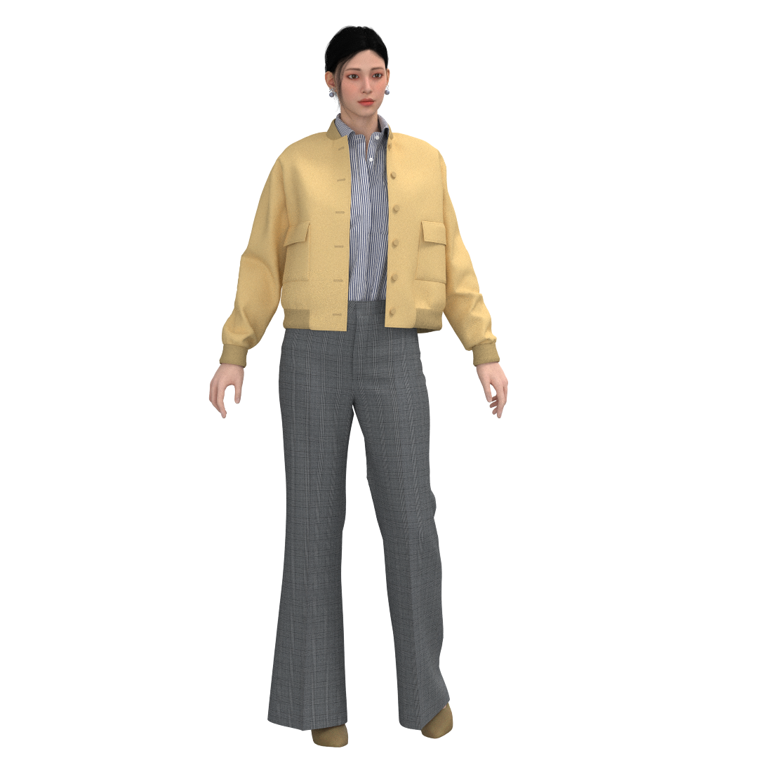 Women's bomber jacket PDF pattern WJ104 - cuff options

