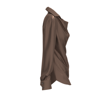 	Blouse B114 DXF pattern pieces — front and back view, digital format