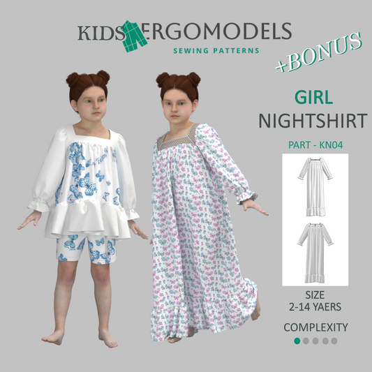Downloadable sewing pattern files: DXF and PDF formats