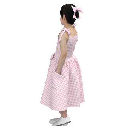 Girls dress pattern KD02 —  view A4 PDF instant download
