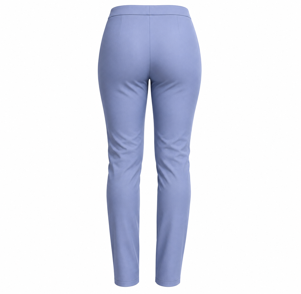 Plus size women's trousers sewing pattern TR109 — back view
