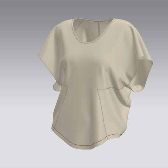 Modern clothing sewing pattern — DXF and PDF files included