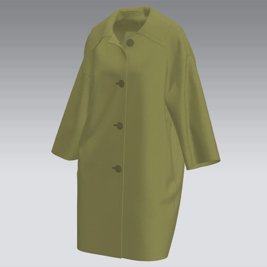 Modern clothing sewing pattern — DXF and PDF files included