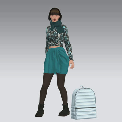 Digital sewing pattern in DXF and PDF formats for download