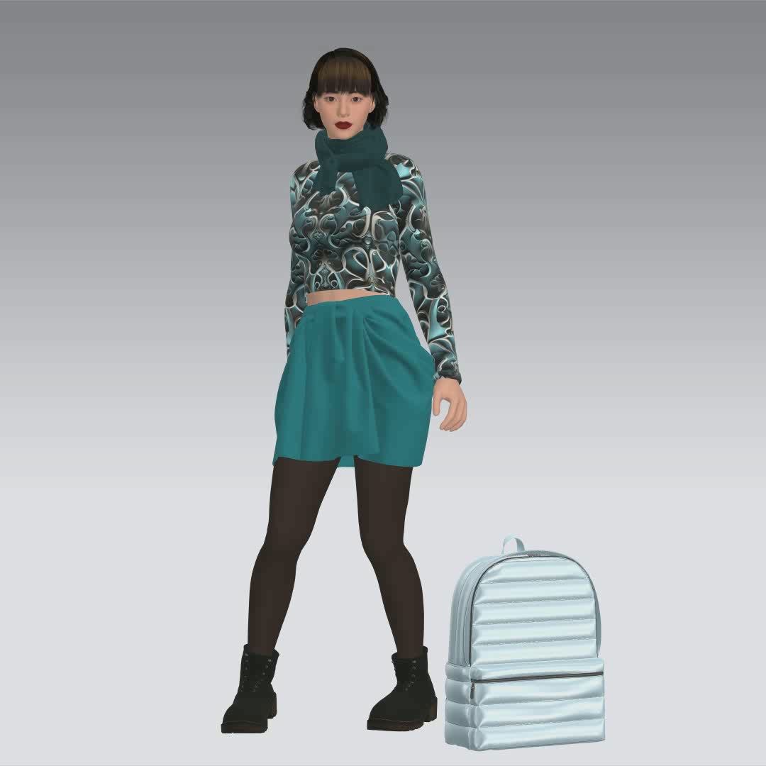 Digital sewing pattern in DXF and PDF formats for download