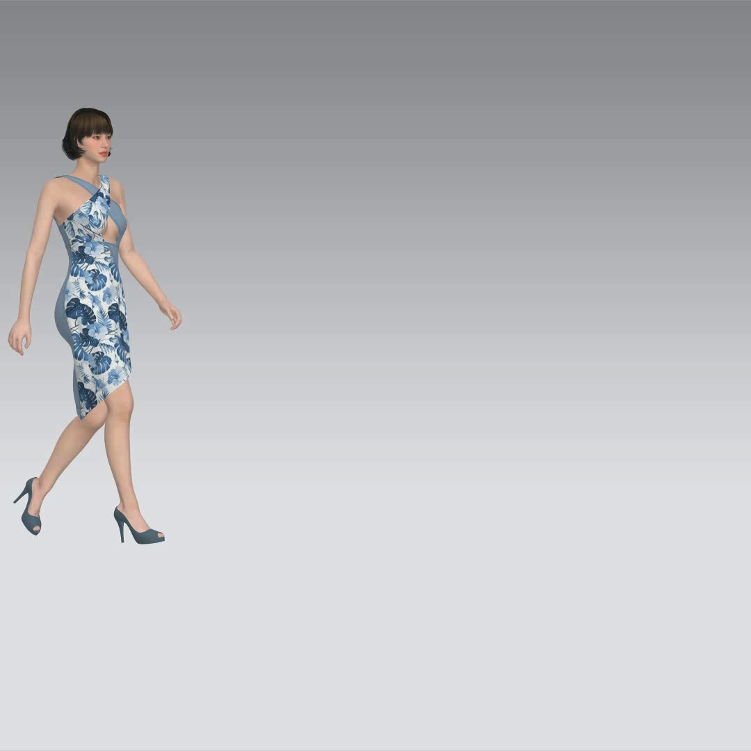 Digital sewing pattern in DXF and PDF formats for download