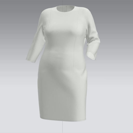 Printable and CAD-compatible sewing pattern (DXF + PDF)