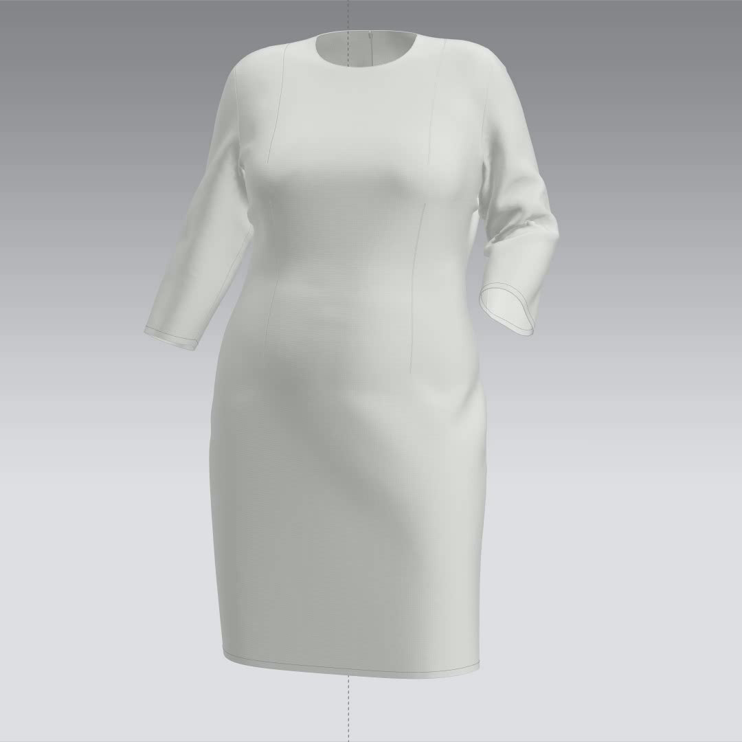 Printable and CAD-compatible sewing pattern (DXF + PDF)