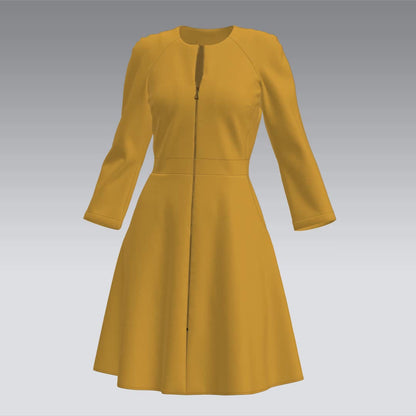 Downloadable sewing pattern files: DXF and PDF formats